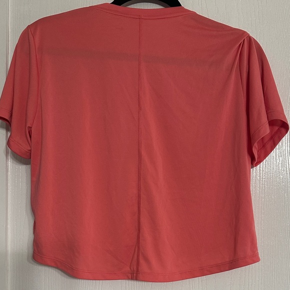 Nike Women's Bright Coral Crop Top - Picture 4 of 4